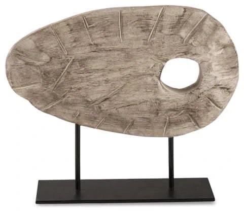 Antique Wood & Metal Sculpture - HER Home Design Boutique